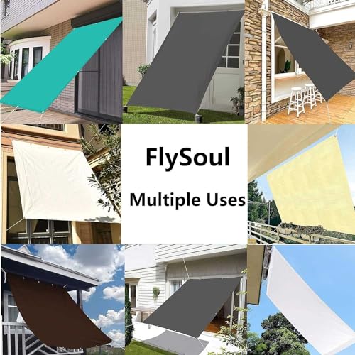 Sonnensegel 1.8x3M Wasserdicht Rechteckig Multi Farbe und Größe Sonnensegel Balkon UV Schutz Sonnenschutz Markise Mit Ösen Und Kordel für Balkon Terrasse Garten – Bild 8