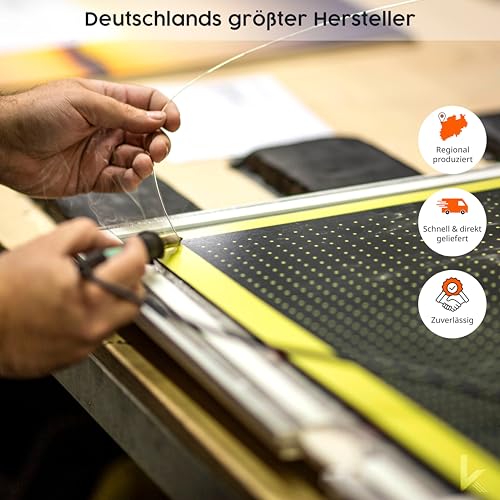 Könighaus LED Infrarotheizung 1000W ✓ Deckenheizung mit LED-Beleuchtung ✓ 5 Jahre Garantie ✓ Doppelter Überhitzungsschutz ✓ Fernbedienung ✓ Helligkeit einstellbar: Kalt-, Neutral-, Warmweiß – Bild 8
