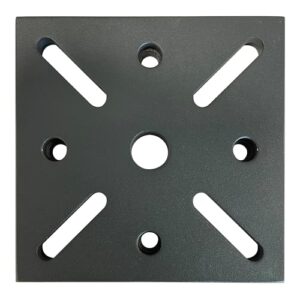 AXI Sonnenschirmständer Adapter aus Stahl, Schwarz | Für Garten/Terrasse | Geeignet für hängende Sonnenschirme