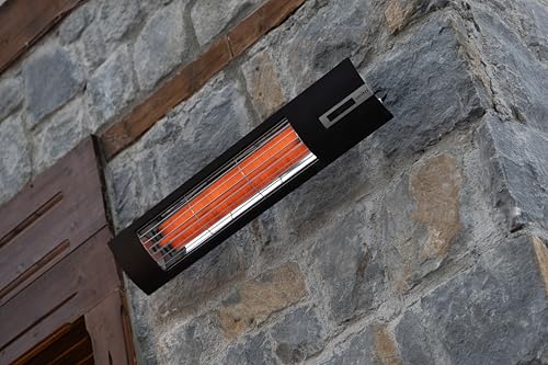 VEITO Space S – Infrarot Heizstrahler, Terassenstrahler, 3 Heizstufen, Fernbedienung, WLAN Zugang über veito smart, IP44, Sandbestrahlter 304'er Edelstahl Body. – Bild 5