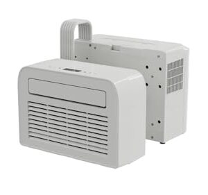 Hochwertige, kühlende, intelligente Split-Klimaanlage für Wohnwagen und Wohnmobile – 5000 BTU, EER-Klasse A, WLAN-Betrieb, geräuschlos, geeignet für 20–25 m², 2 Jahre Garantie