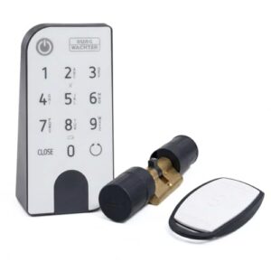 BURG-WÄCHTER Elektronisches Türschloss inkl. Funkschlüssel, Set aus Zylinder, Keypad und Transponder, Türöffnung per App, PIN oder Funk, ENRTY Home 2.0 und sE-Key 7713