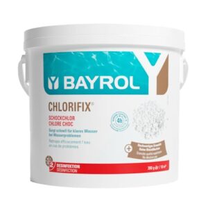 BAYROL Chlorifix 5 kg - Chlorgranulat Pool zur Schockchlorung bei Wasserproblemen, trübes Wasser, Algen im Pool - schnelllöslich - Chlor Granulat Pool - Algenvernichter