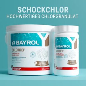 Alternative view of BAYROL Chlorifix 5 kg - Chlorgranulat Pool zur Schockchlorung bei Wasserproblemen, trübes Wasser, Algen im Pool - schnelllöslich - Chlor Granulat Pool - Algenvernichter