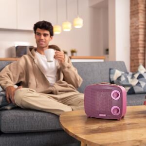 Alternative view of Cecotec ReadyWarm 1500 Ceramic Aura Keramikheizung, 1500 W, 3 Modi, regelbarer Thermostat, leise, dreifache Sicherheit, modernes Design, Abdeckung 15 m², Energieeffizienz