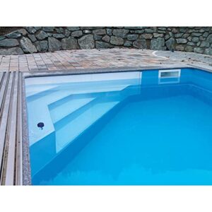 Alternative view of KWAD Styropor Pool de Luxe mit Ecktreppe rechts 800 x 400 x 150 cm Sand