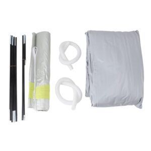 Alternative view of Aoaoy Aufblasbarer Pool, Grün, Verdickt, Lustig, Sicher, Aufblasbarer Pool aus PVC mit Überdachungsrutsche für den Heimgebrauch, 3 Meter