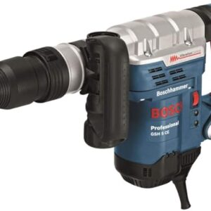 Bosch Professional Schlaghammer GSH 5 (SDS max., Schlagenergie 7,5 J, Leistung 1.100 Watt, inkl. Spitzmeißel, WerkzeugHandwerkoffer)