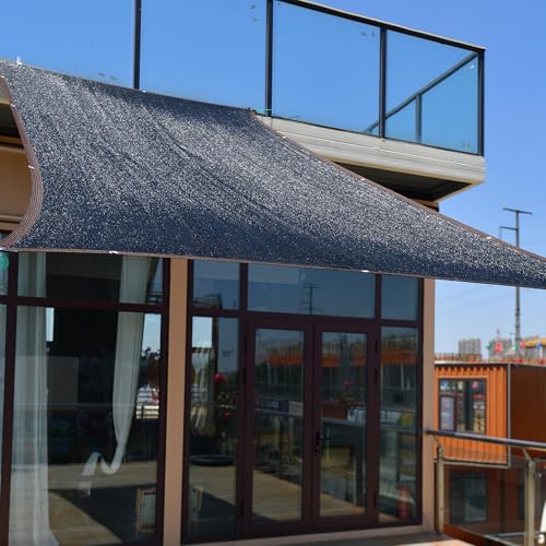 95% Sonnenschutz Netz Schattierungsnetz mit Ösen, 5x6m Sonnenschutz Leicht und Haltbarkeit Gewächshaus Schatten Netz UVbeständiges Netz für Pergola, Garten, Gewächshaus, Hühnerstall – Bild 7