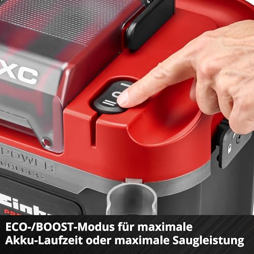 Einhell Professional Akku-Nass-Trockensauger TP-VC 18/10 Li BL L-Solo Power X-Change (18 V, Brushless, 10-L-Behälter, 2 Saugstufen, inkl. Faltenfilter, Saugdüsen, ohne Akku) – Bild 11