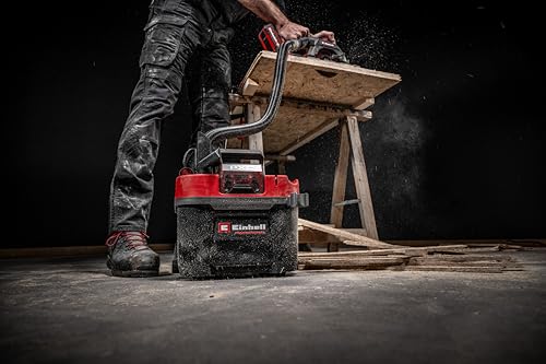 Einhell Professional Akku-Nass-Trockensauger TP-VC 18/10 Li BL L-Solo Power X-Change (18 V, Brushless, 10-L-Behälter, 2 Saugstufen, inkl. Faltenfilter, Saugdüsen, ohne Akku) – Bild 4