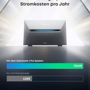 Alternative view of Anker SOLIX Solarbank 3 E2700 Pro, Balkonkraftwerk mit Speicher, 4 MPPTs (3600W), bis zu 16kWh Kapazität, 1200W bidirektional, Anker Intelligence, Plug&Play (ohne Verlängerungskabel für Solarpanels)