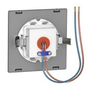 Alternative view of ledscom.de 15 Stück LED Treppenlicht/Wandeinbauleuchte FOW für innen und außen, Downlight, eckig, anthrazit, 85 x 85mm, warmweiß
