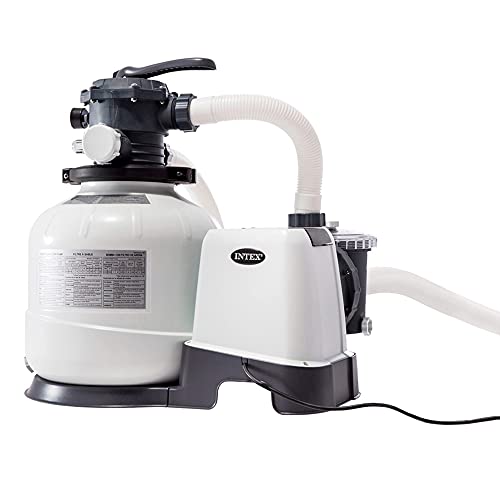 Intex 26374NP – Aufstellpool Ultra XTR Frame Rechteckig, Filterpumpe 10500 L/h, Leiter, Bodenplane und Abdeckplane, 54368 L, Stahl und PVC, Grau, 975x488x132 cm – Bild 3