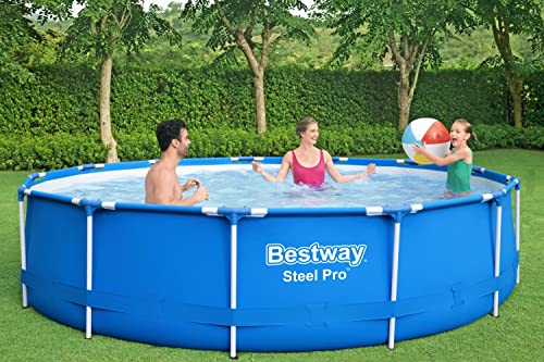 Bestway Steel Pro Frame Pool-Set mit Filterpumpe Ø 396 x 84 cm, blau, rund – Bild 10