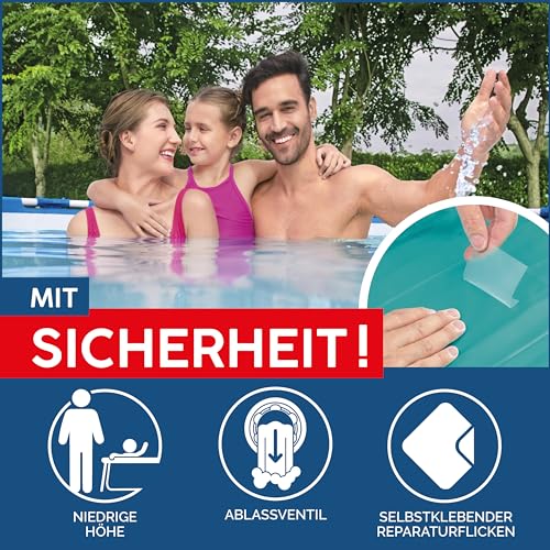 Bestway Steel Pro Frame Pool-Set mit Filterpumpe Ø 396 x 84 cm, blau, rund – Bild 7