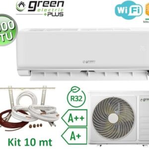 Alternative view of Green Electric Plus Mono-Split-Klimaanlage, 9000 BTU, WLAN, Energieeffizienzklasse A /A, 2,5 kW, R32, mit Installationsset 10 Meter, Inneneinheit und Außeneinheit