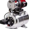 Einhell Hauswasserwerk GC-WW 1250 NN (1200 W, max. 5 bar, 5000 L/h Fördermenge, max. 50 m Förderhöhe, wartungsfreier Motor, Wasserablassschraube, 20 L Edelstahldruckkessel)
