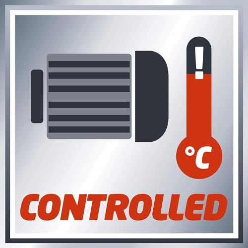 Einhell Hauswasserwerk GC-WW 1250 NN (1200 W, max. 5 bar, 5000 L/h Fördermenge, max. 50 m Förderhöhe, wartungsfreier Motor, Wasserablassschraube, 20 L Edelstahldruckkessel) – Bild 9