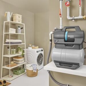Alternative view of Gardena Hauswasserwerk 3900 Silent: Pumpe mit 21 l Wasserspeicher und integriertem Filter, Fördermenge 3900 l/h, Druckleistung 4,3 bar, geräuscharm, wartungsfrei (9066-20)