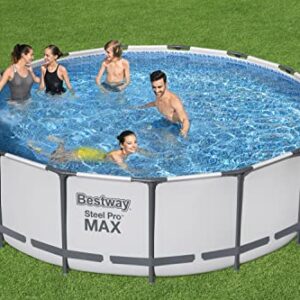 Alternative view of Bestway® Steel Pro MAX™ Aufstellpool Komplett-Set mit Filterpumpe Ø 457 x 122 cm, lichtgrau, rund