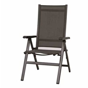 MWH 879308 Elements Klappsessel anthrazit/anthrazit Alu-Gestell, Textilgewebe