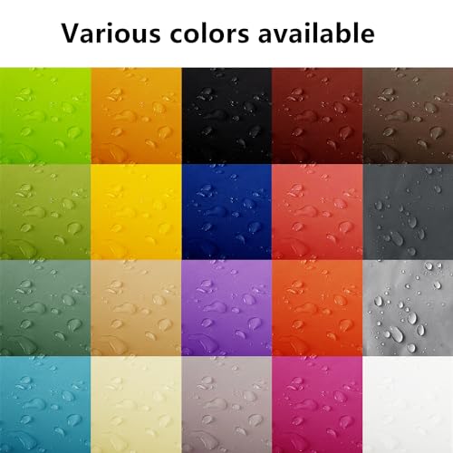 Sonnensegel wasserdicht 3x3M,Sonnenschutz- und Wetterschutz-Markise, UV-Schutz Schattiernetz mit Ösen und Kordel für Garten und Terrasse-Hellgrau – Bild 7