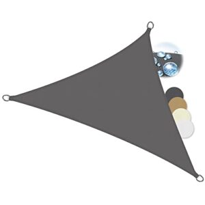Sol Royal Sonnensegel dreieckig Wasserdicht 7x5x5m Terrasse – Sonnensegel Balkon Segeltuch UV Sonnenschutz Garten Pool Camping Sonnenschutz Segel Anthrazit – PS9