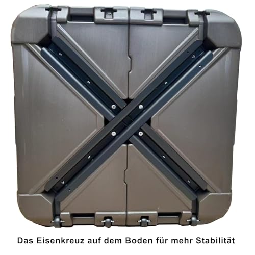 LKINBO 130 kg Sonnenschirmständer mit Rollen Schirmständer Befüllbarfür mit Wasser oder Sand Ampelschirmständer für Sonnenschirm Ampelschirm – Bild 2