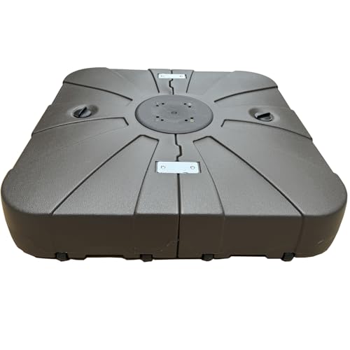 LKINBO 130 kg Sonnenschirmständer mit Rollen Schirmständer Befüllbarfür mit Wasser oder Sand Ampelschirmständer für Sonnenschirm Ampelschirm – Bild 3