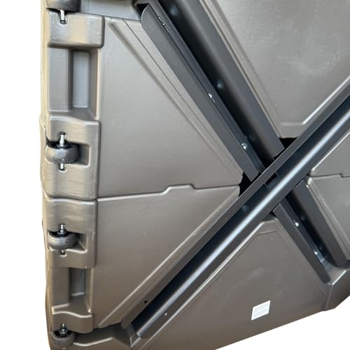 LKINBO 130 kg Sonnenschirmständer mit Rollen Schirmständer Befüllbarfür mit Wasser oder Sand Ampelschirmständer für Sonnenschirm Ampelschirm – Bild 5