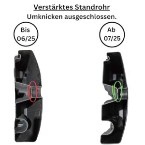 Alternative view of Gartenzeit® Sonnenschirmständer, Verbessertes Modell, rollbar, 65kg, befüllbar, Maße 60x60x17cm, Patent, Sonnenschirmständer mit Rollen für Sonnenschirme, fahbar, mobil,