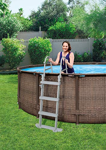 Bestway Steel Pro Max Framepool-Set, rund, mit Filterpumpe & Sicherheitsleiter 366 x 100 cm – Bild 9