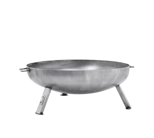 Favilla Bombe Basic Feuerschalen-Set 79 cm – Feuerschale aus Stahl mit Funkenschutz Flamme, hitzebeständig & formstabil, Schutz vor Funkenflug, für Garten, Terrasse & Outdoor – Bild 4