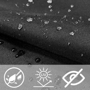 Alternative view of Sonnensegel mit Ösen 250 x 300 cm mit UV Schutz Garten Segel Wasserdicht Premium PES Polyester für Balkon Garten Terrasse, Hellgrau