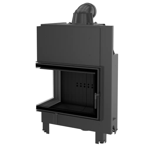 KRATKI MBA Holzkamineinsatz Lufteinlass BImSchV 2 konform 17 kW Staubauslass fi 200 mm Stahl Schwarz Thermotec Linksseitig 150 x 90,5 – Bild 3