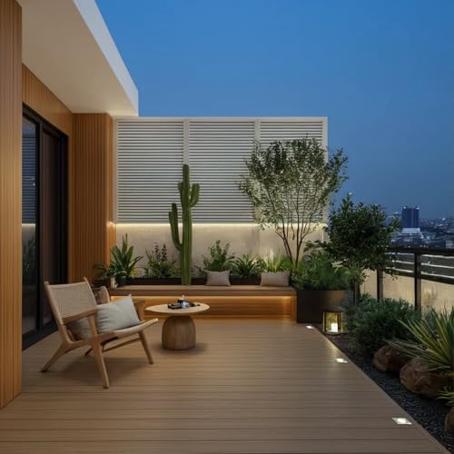 JNR 4er Set Bodenstrahler Außen Schwenkbar GU10 IP67 Wasserdicht mit LED 5W 3000K Warmweiß, Bodeneinbaustrahler Aussen 230V Bodenleuchten Außen Quadratisch, Silber – Bild 7