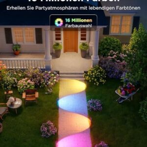 Alternative view of Govee Wegeleuchten Außen 2 Lite RGBWIC, Smart Gartenbeleuchtung mit IP67 Wasserdicht, Kompatibel mit Matter, Alexa & Google Assistant, 60 Szenen, Outdoor Gartenleuchte für Gehweg,Hof,Garten, 4 Stück