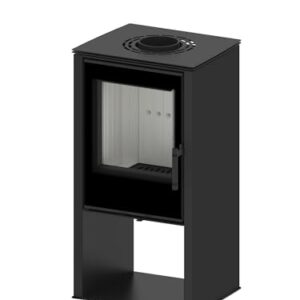 Alternative view of Modern Kamineinsatz KOVI Lupo S Black 6,5 kW