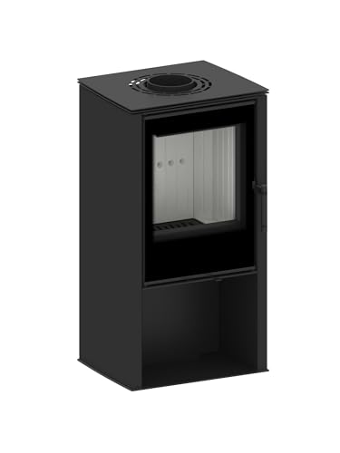 Modern Kamineinsatz KOVI Lupo S Black 6,5 kW – Bild 3