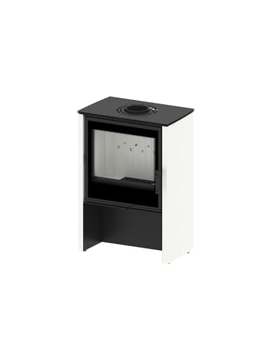 Modern Kamineinsatz KOVI Lupo M White 11KW – Bild 2