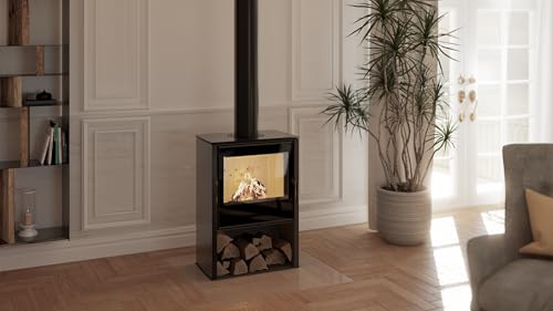 Modern Kamineinsatz KOVI Lupo M White 11KW – Bild 5