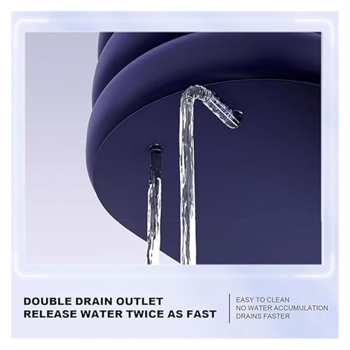 Dicke aufblasbare Badewanne for Erwachsene – Faltbare Vollbadewanne mit strapazierfähigem PVC, platzsparendes Design for die Entspannung zu Hause(B) – Bild 6