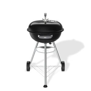 Alternative view of Weber Compact Kettle Holzkohlegrill (2026 Version) / Dreibein-Ständer und Räder, Hitzebeständiges, rostfreies Design, Verchromter dreilagiger Rost, 47 cm, Schwarz