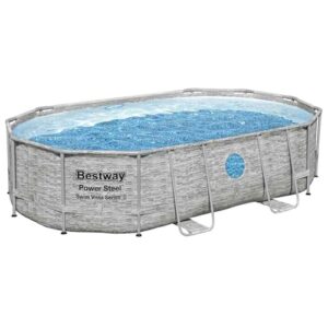 Alternative view of Vopese Power Steel Swimmingpool Set - Metallrahmen & Tritech Material - 488x305x107 cm - Garten & Hinterhof Model93335