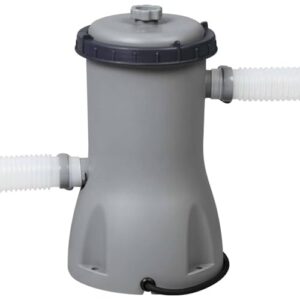 Alternative view of Vopese Stahlrahmen Rundpool 305x76cm Grau - Gartenpool mit Filterpumpe Model92834