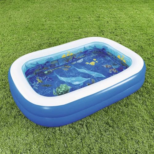 Vopese Aufblasbares Planschbecken 54177 - Unterwasserabenteuer für Kinder - 262x175x51 cm Model91250