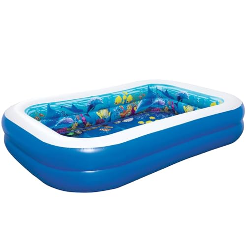 Vopese Aufblasbares Planschbecken 54177 - Unterwasserabenteuer für Kinder - 262x175x51 cm Model91250 – Bild 3