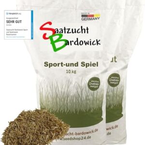 20kg Grassamen für Spiel- und Sportrasen | Rasensamen für besonders strapazierfähigen Spielrasen - für 800m²