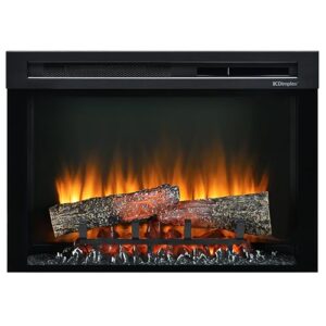 Dimplex XHD 26'' Elektrokamin Einsatz - Wandkamin - Elektrokamin mit Heizung - 1400W - Kamineinsatz Elektrisch mit LED Optiflame Flammeneffekt - Zuschaltbare Heizung - Mit Fernbedienung